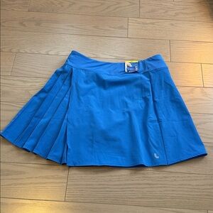 XS - LOLE White Pleated Sports Skort